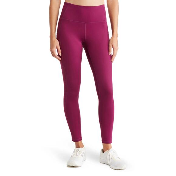 Z by Zella High Waist 7/8 Daily Pocket Leggings in Purple Caspia, XS - Picture 2 of 9